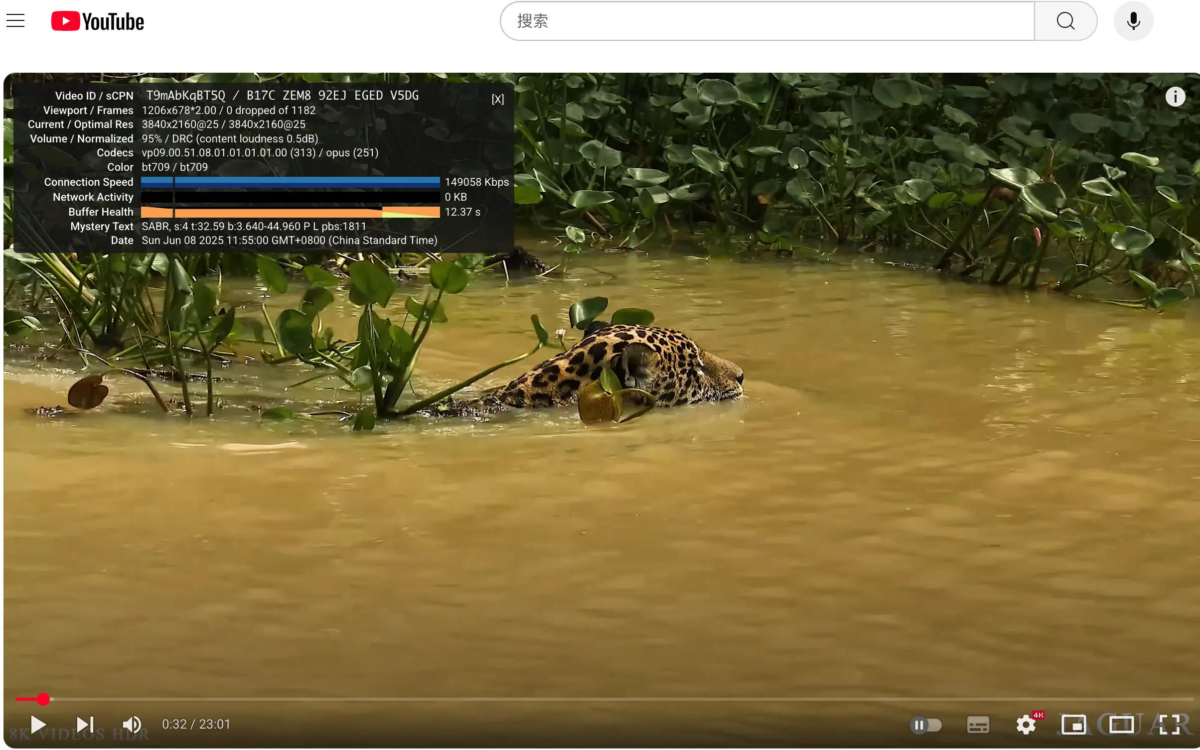 Youtube 测试结果